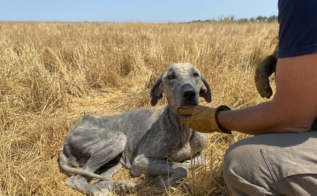 He Was Lying Alone in the Dry Grass Until Someone Realized He Was Still Alive