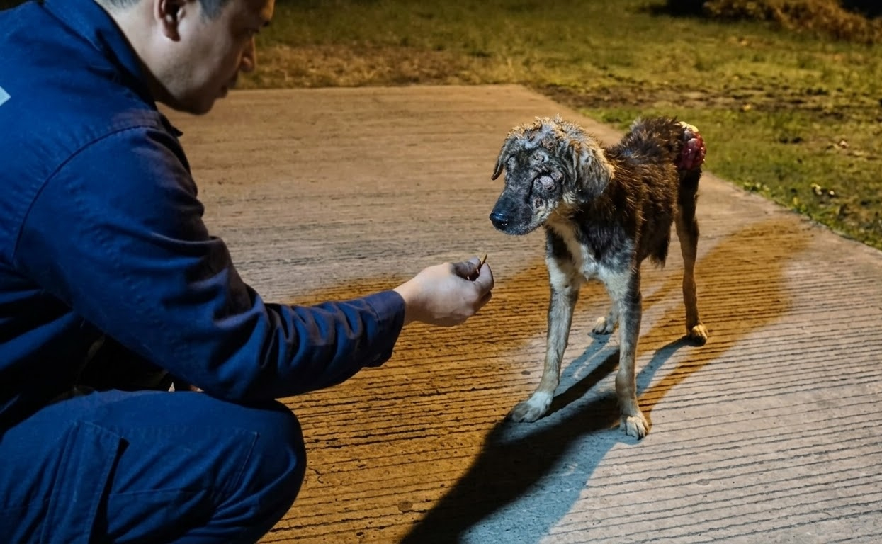 He Kept Walking Through the Night Until Someone Saw How Much He Was Hurting