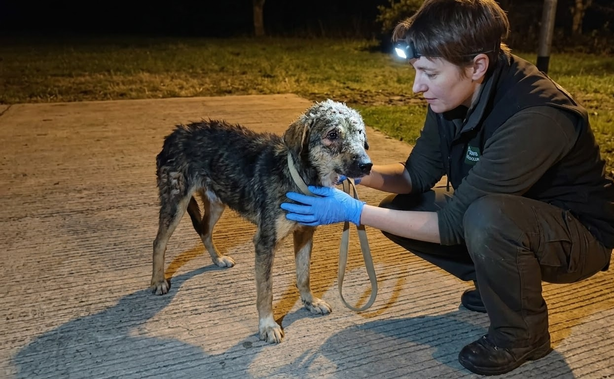 He Kept Walking Through the Night Until Someone Saw How Much He Was Hurting