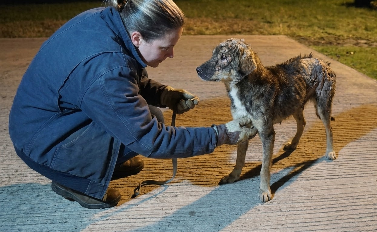 He Kept Walking Through the Night Until Someone Saw How Much He Was Hurting
