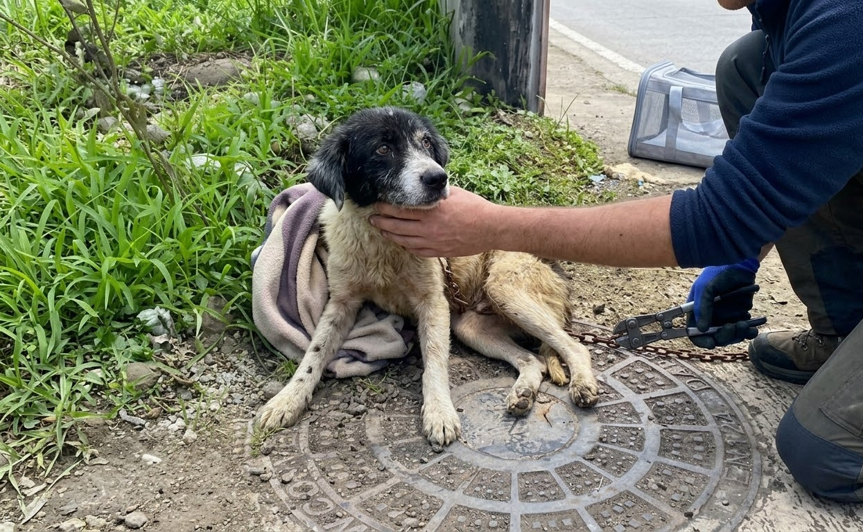 A Forgotten Dog Had Almost No Strength Left Until Someone Finally Stopped