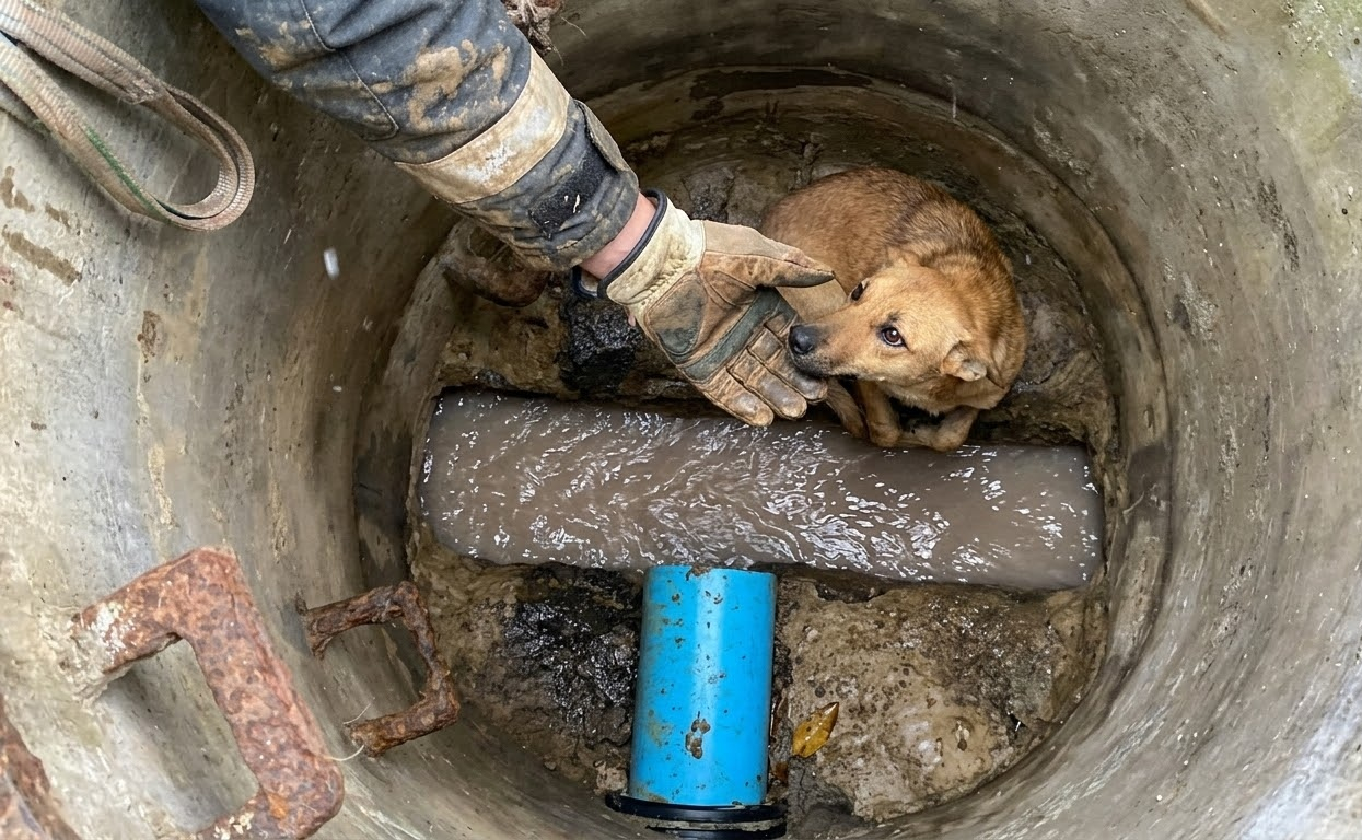 A Faint Whimper Beneath the Street Led Rescuers to Kana