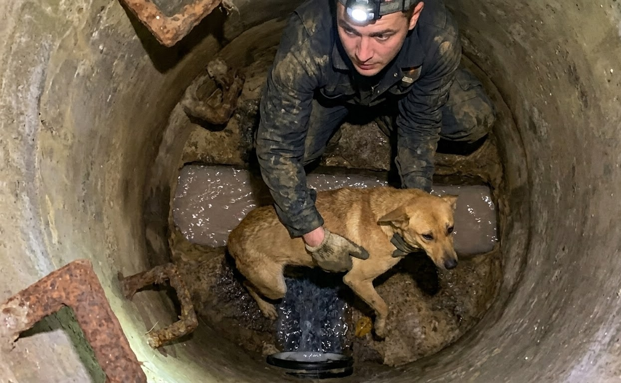 A Faint Whimper Beneath the Street Led Rescuers to Kana