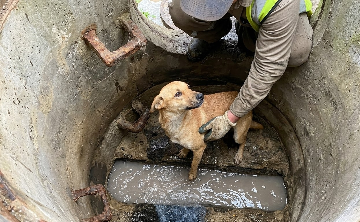 A Faint Whimper Beneath the Street Led Rescuers to Kana