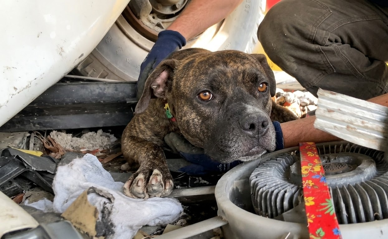A Mother Dog Wouldn’t Leave the Brush—Until a Phone Played the Sound She Couldn’t Ignore