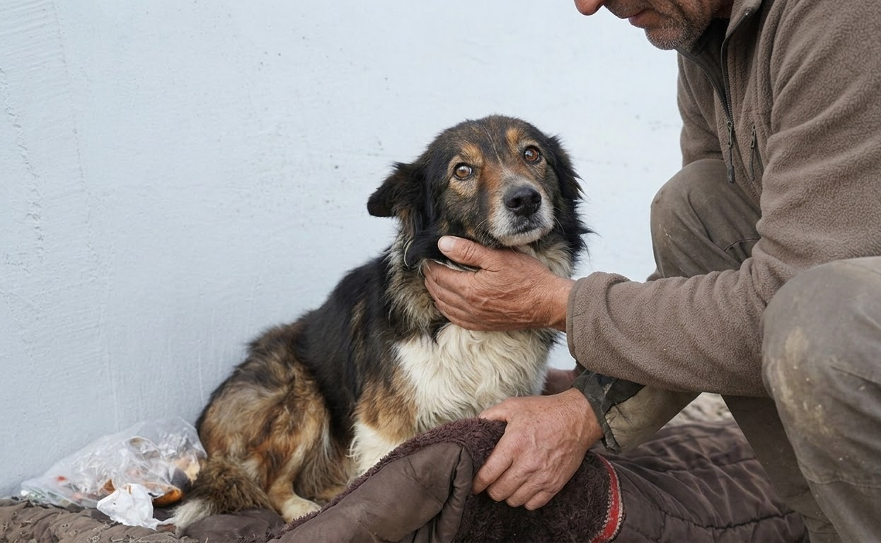 Too Weak to Eat in the Bitter Cold, He Still Found the Strength to Begin Again
