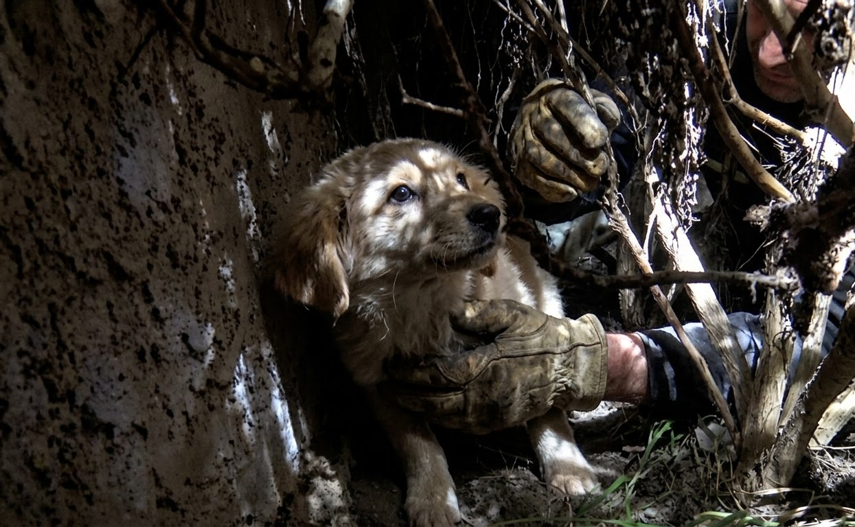 Fox Was Hiding in the Bushes Until a Late-Night Rescue Gave Him Somewhere to Belong