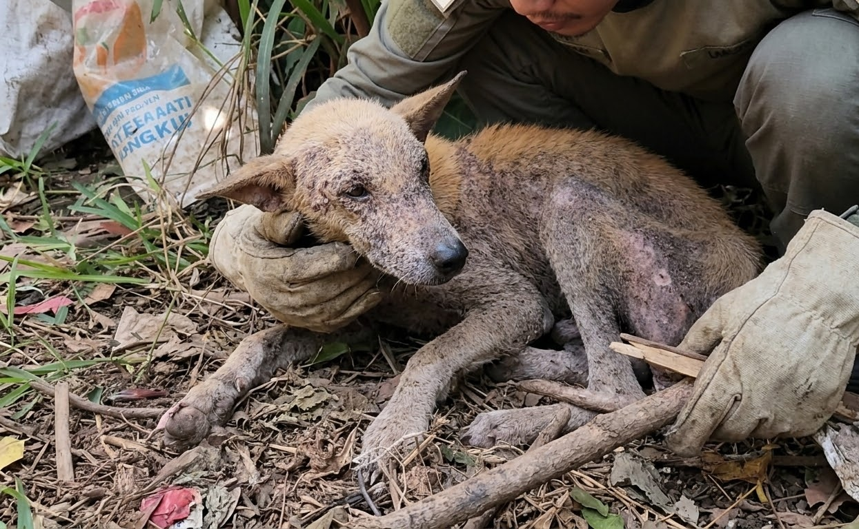 After Three Years on a Chain, She Had to Learn That Human Hands Could Be Gentle