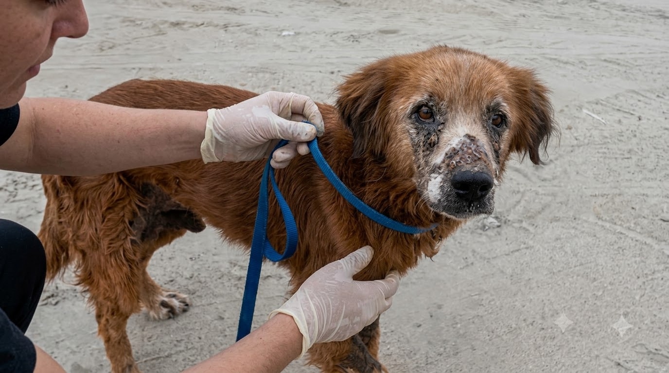 Pax Was Barely Recognizable When a Rescuer Reached the Border