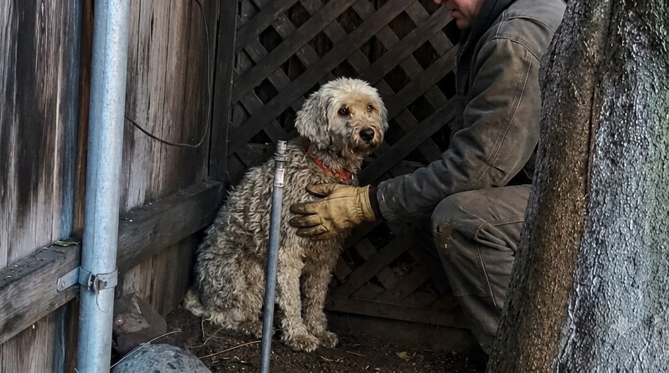 The Frightened Little Poodle Who Finally Stopped Running