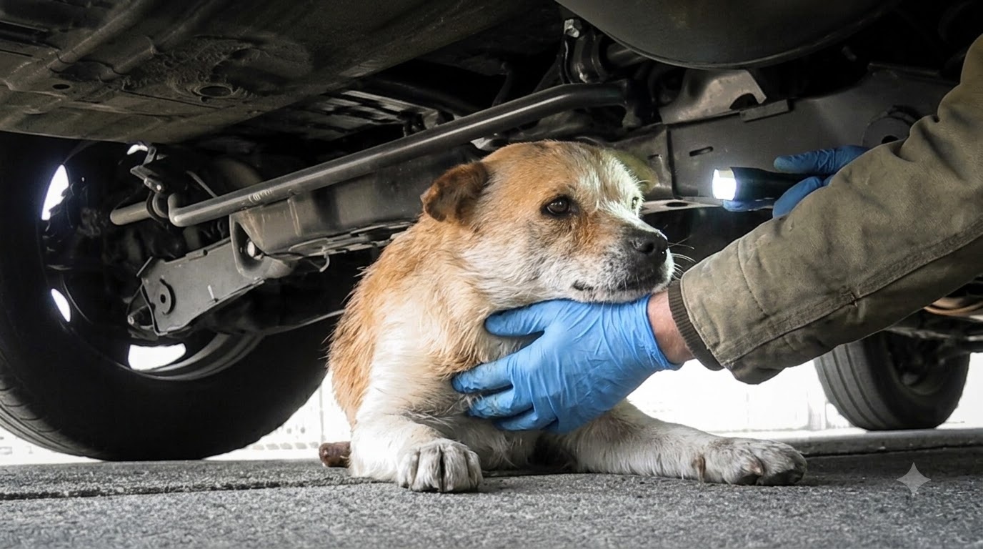The Pit Bull Who Couldn’t Take One More Step Until Help Came to Him