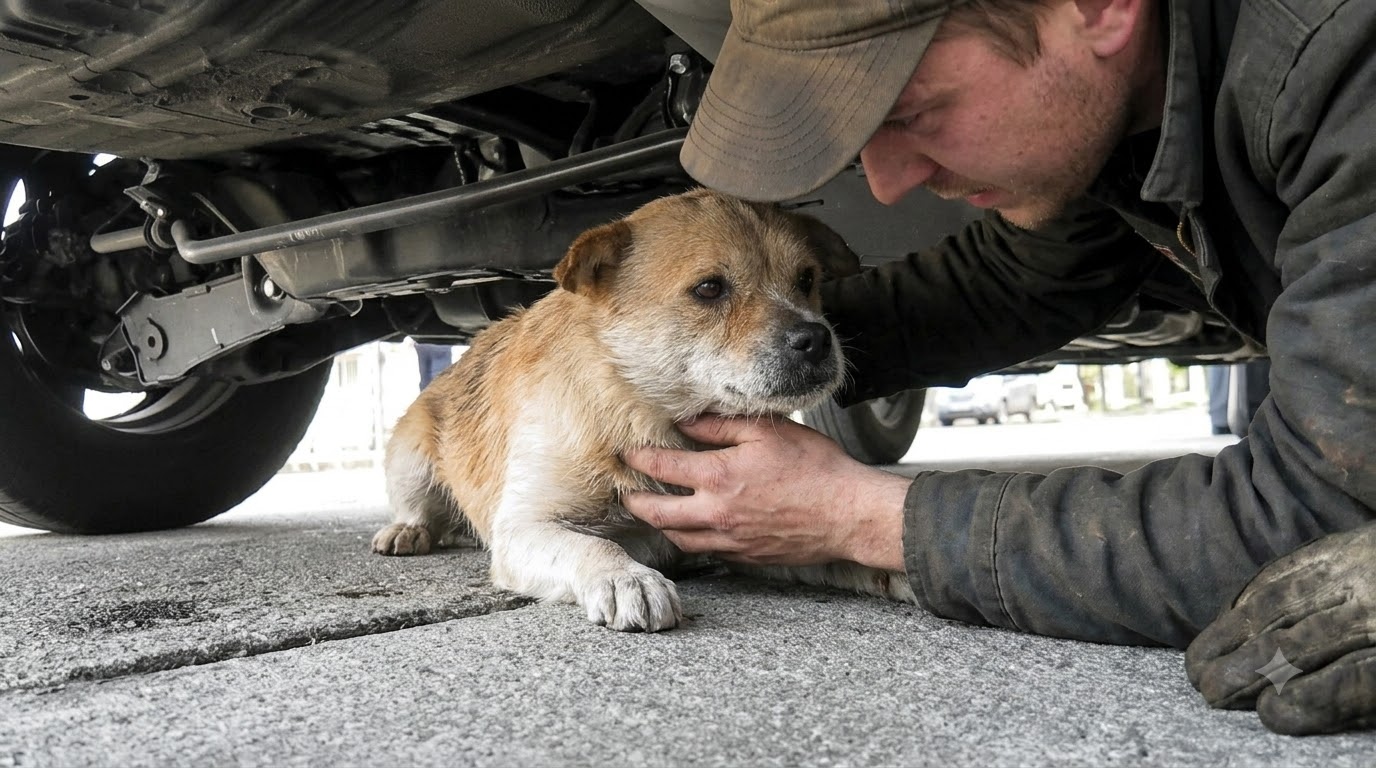 The Pit Bull Who Couldn’t Take One More Step Until Help Came to Him
