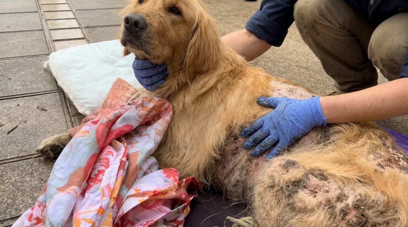 The Senior Golden Retriever Who Chose to Keep Fighting