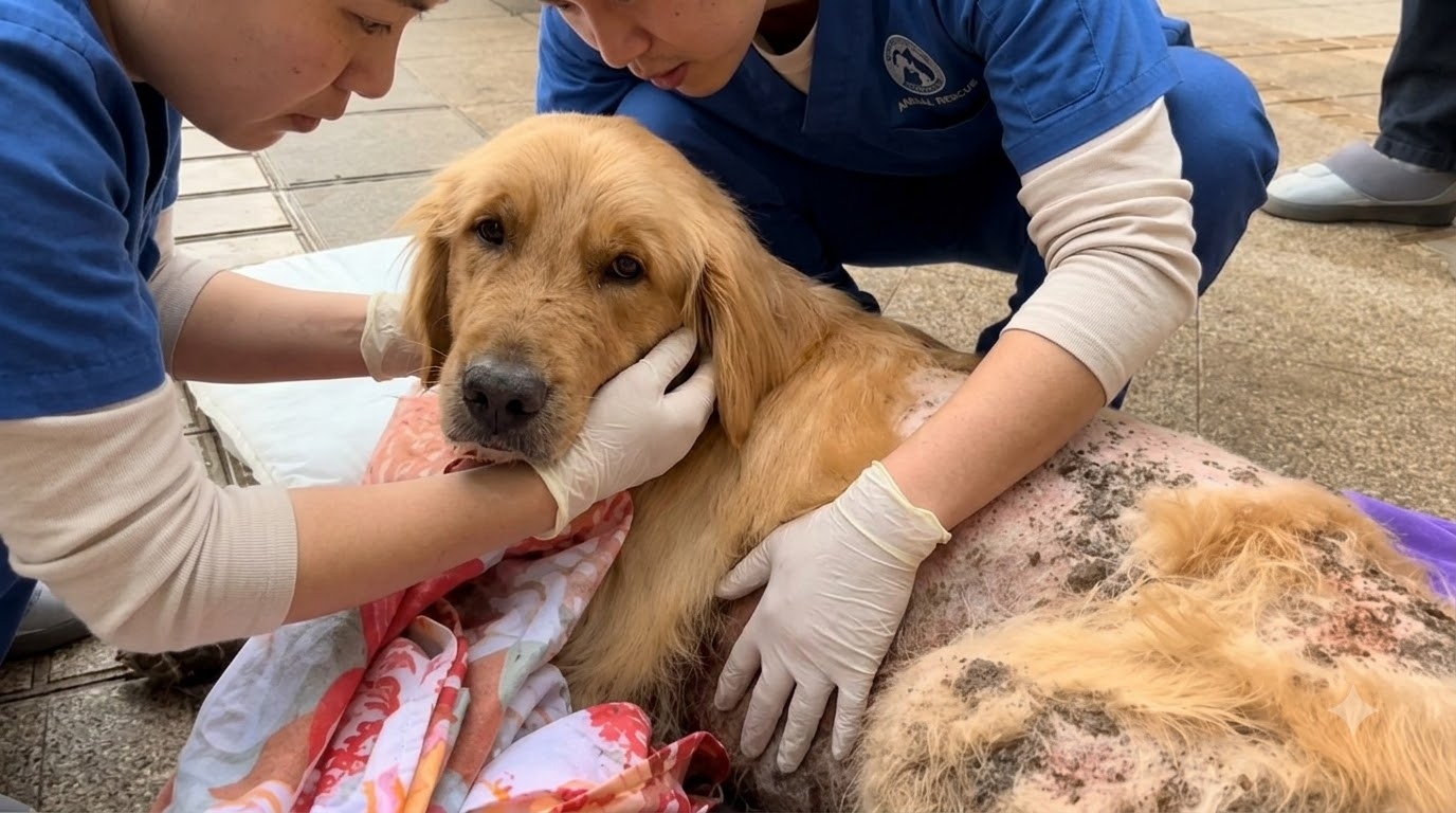 The Senior Golden Retriever Who Chose to Keep Fighting