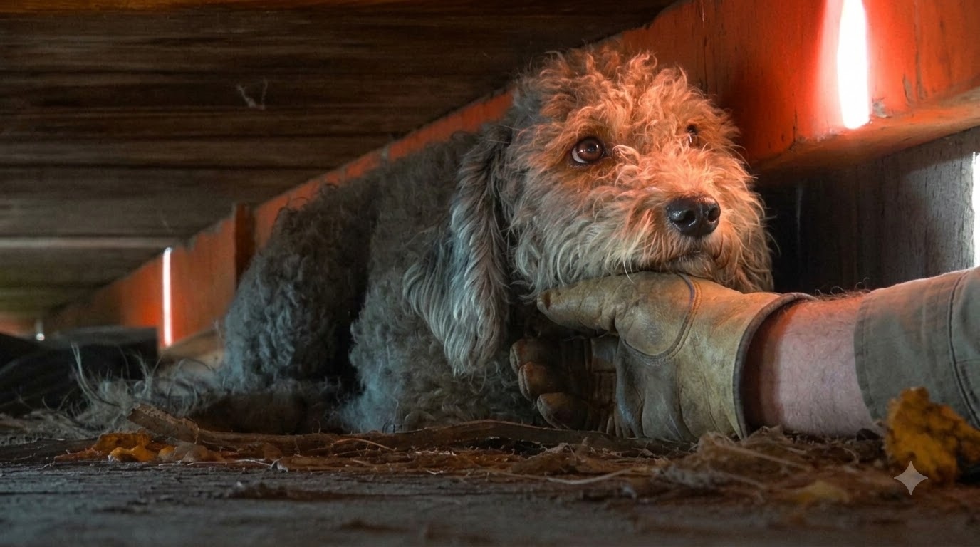 When One Junkyard Dog Was Caught, Her Brother Came Back for Her