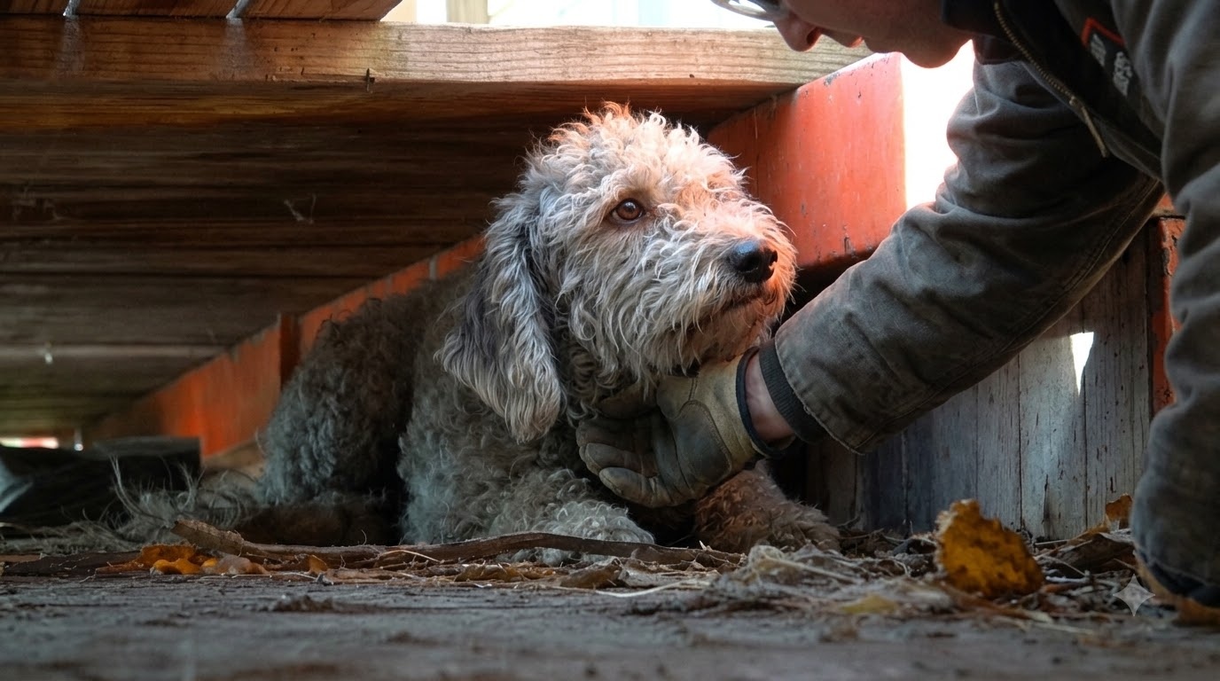 When One Junkyard Dog Was Caught, Her Brother Came Back for Her