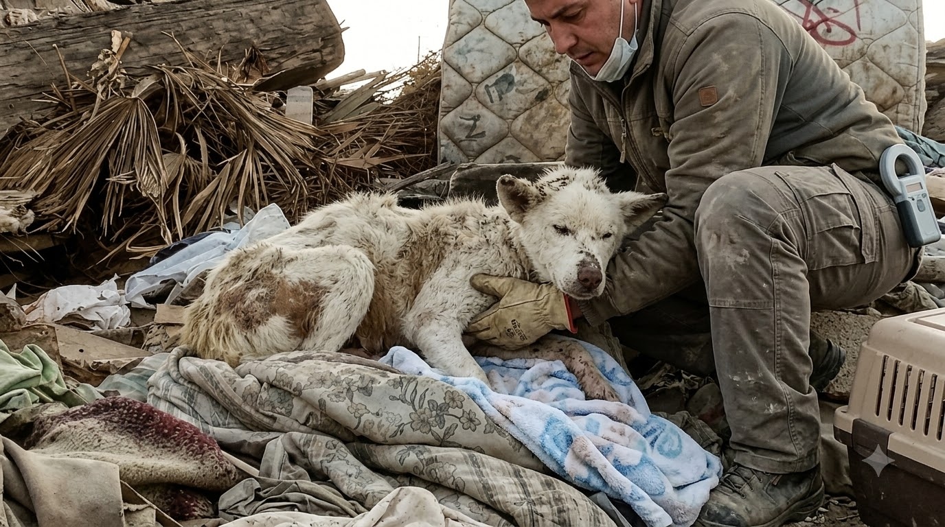 When Miley Left the Junkyard, Healing Arrived on Four Tiny Paws