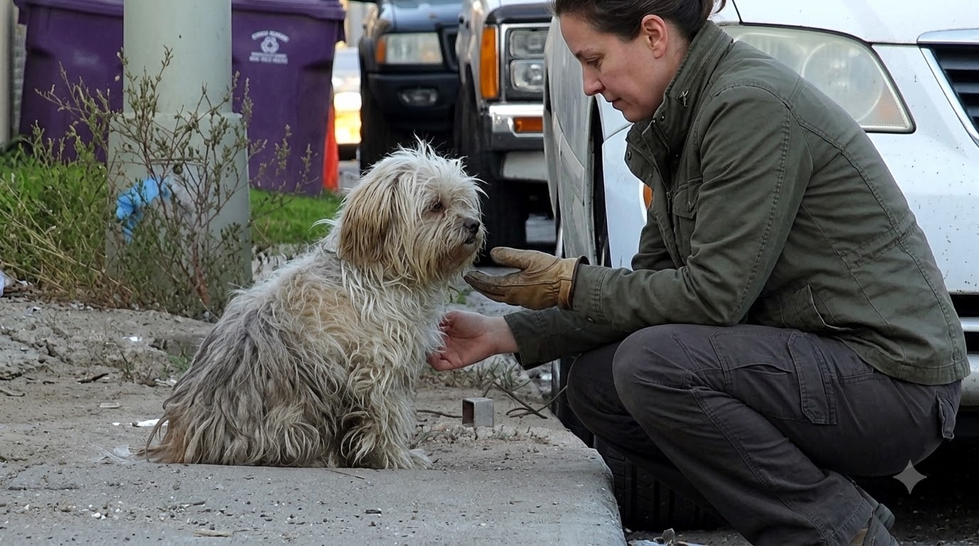 Toto Kept Showing His Teeth Until He Realized the Hands Near Him Were Kind