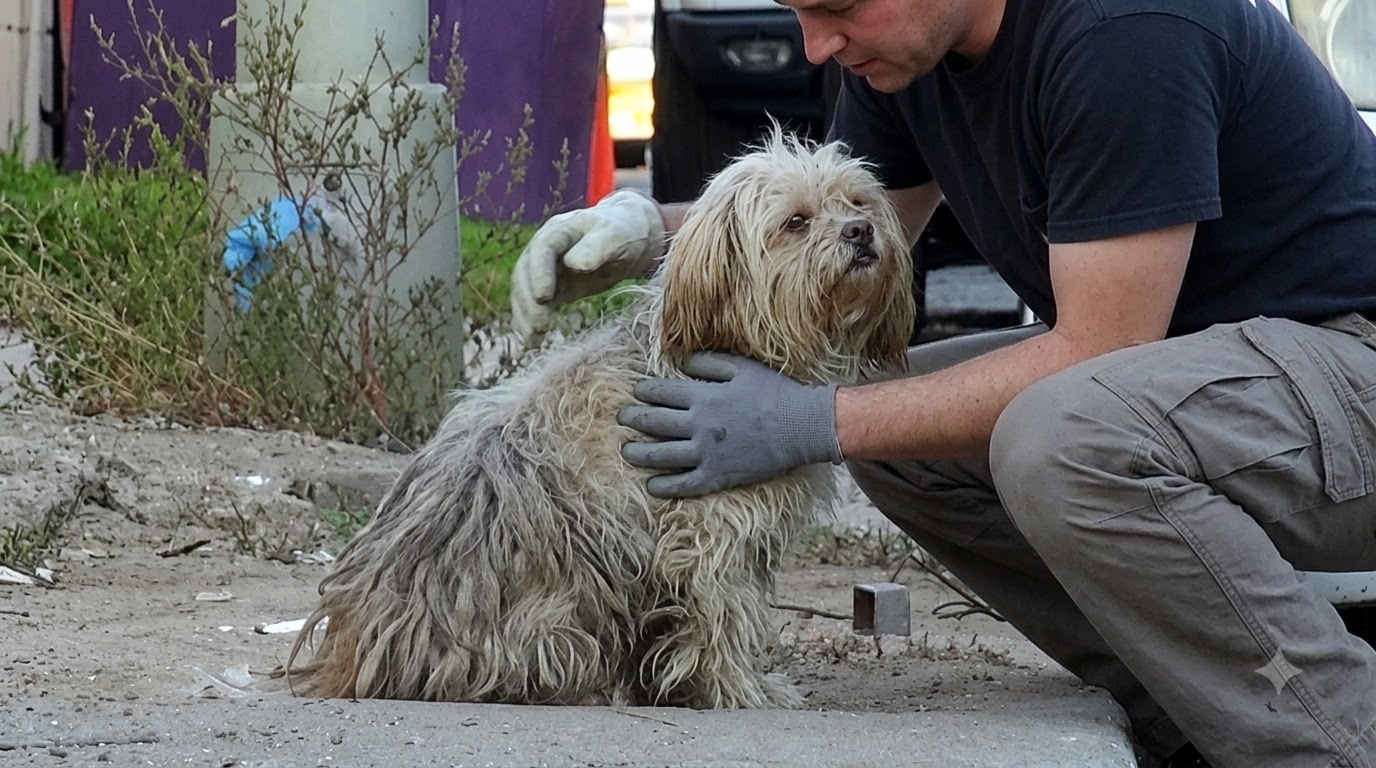 Toto Kept Showing His Teeth Until He Realized the Hands Near Him Were Kind