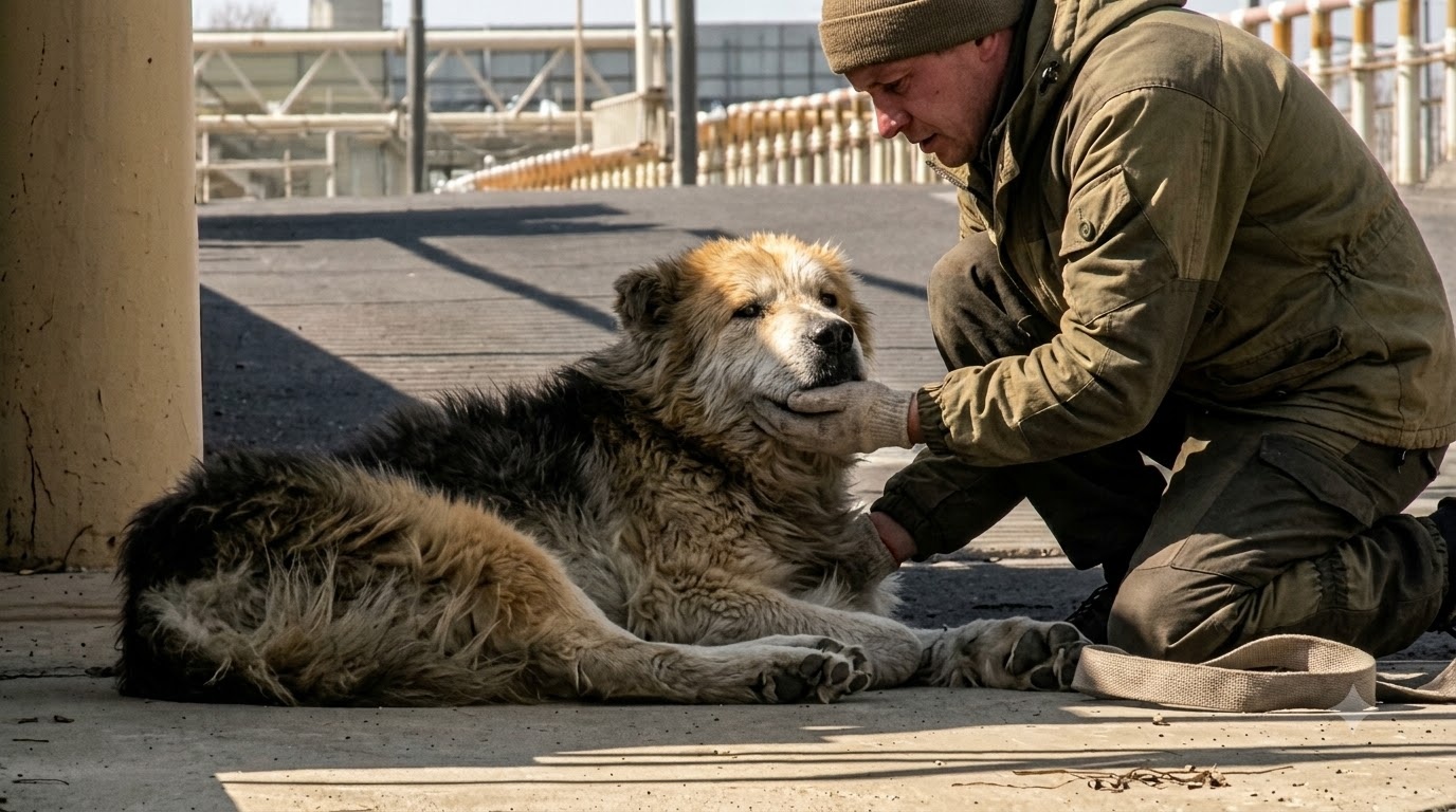 Mufasa Was Resting Beside a Toxic Tank When Rescuers Found Him