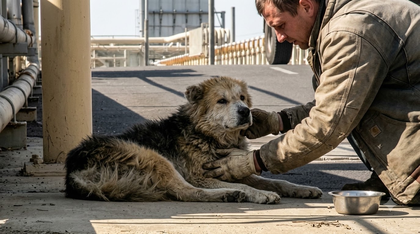 Mufasa Was Resting Beside a Toxic Tank When Rescuers Found Him