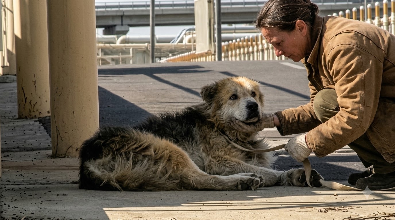 Mufasa Was Resting Beside a Toxic Tank When Rescuers Found Him