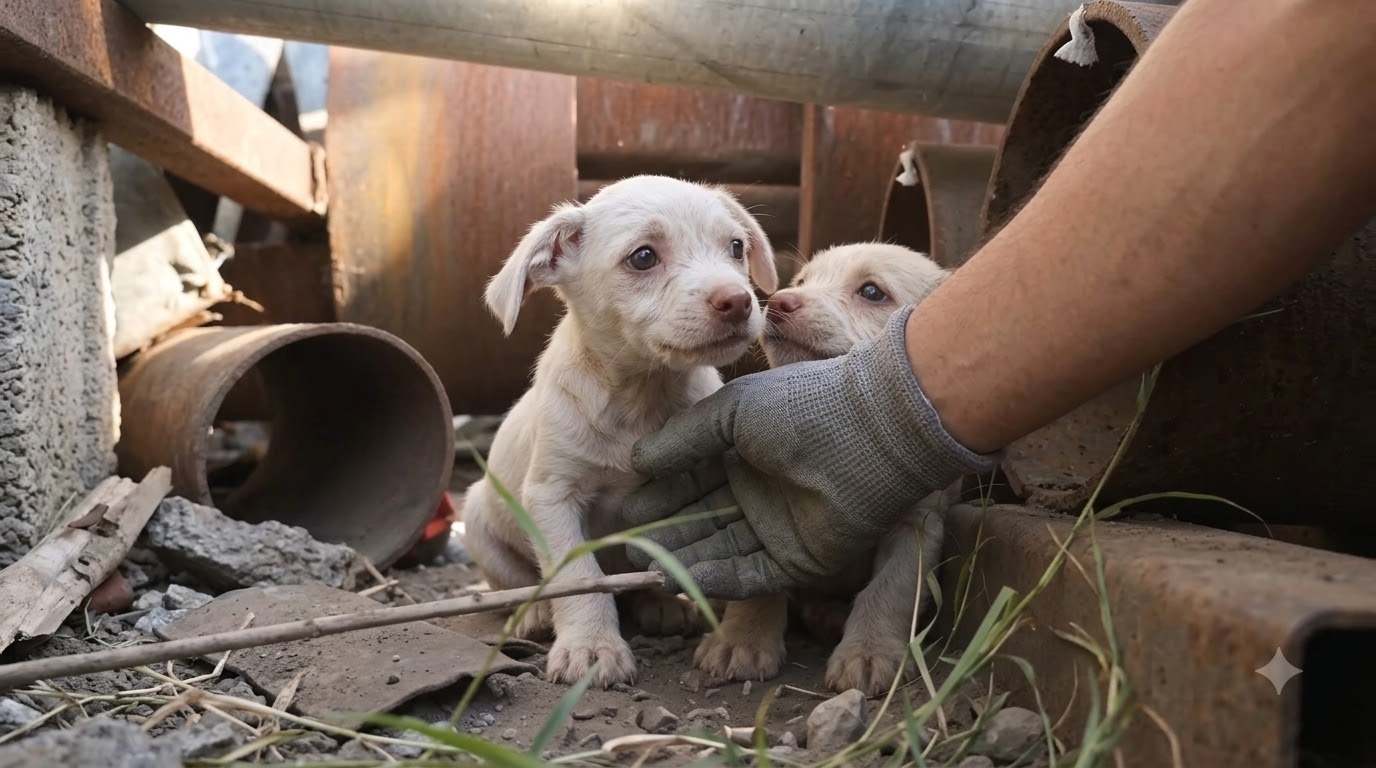 Rescuers Expected a Mother Dog—Instead, a Devoted Father Stepped Forward