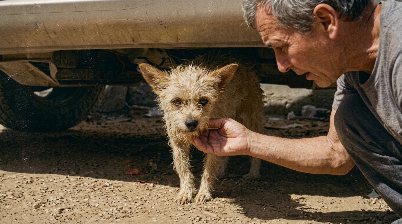 Dandy’s Last Night on the Street Ended Beneath a Parked Car