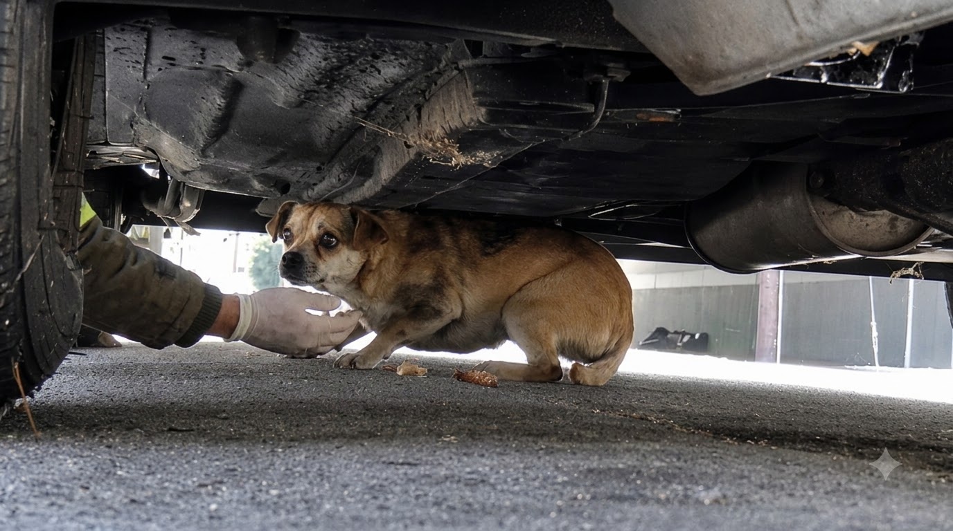 A Single Beep Sent a Frightened Lost Dog Back to Her Family