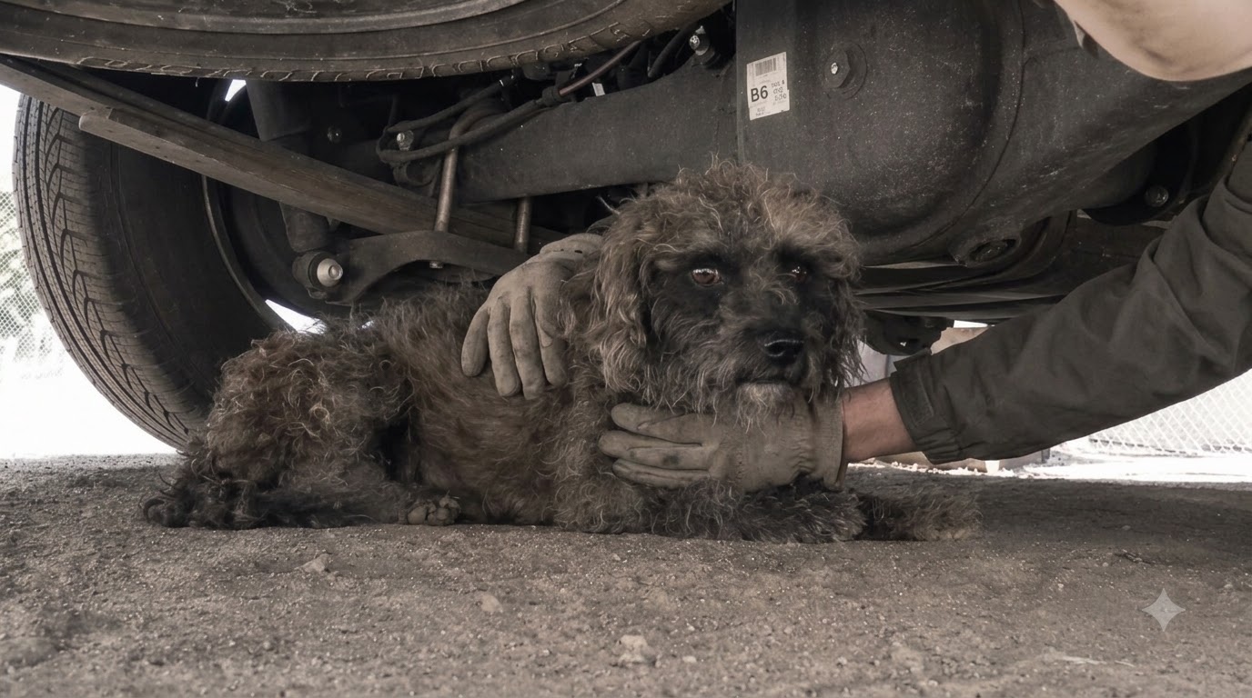 Petunia Would Not Leave the Parking Lot Until Her Tiny Secret Was Safe