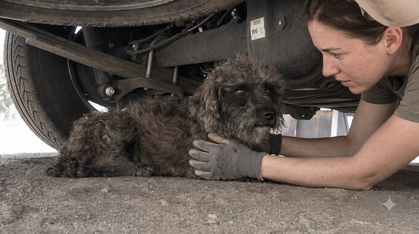 Petunia Would Not Leave the Parking Lot Until Her Tiny Secret Was Safe