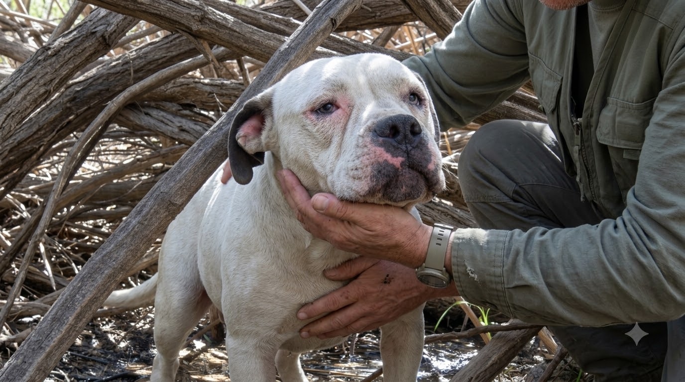 Tarzan Could Barely Crawl From the Brush, but His Tail Still Found a Reason to Move