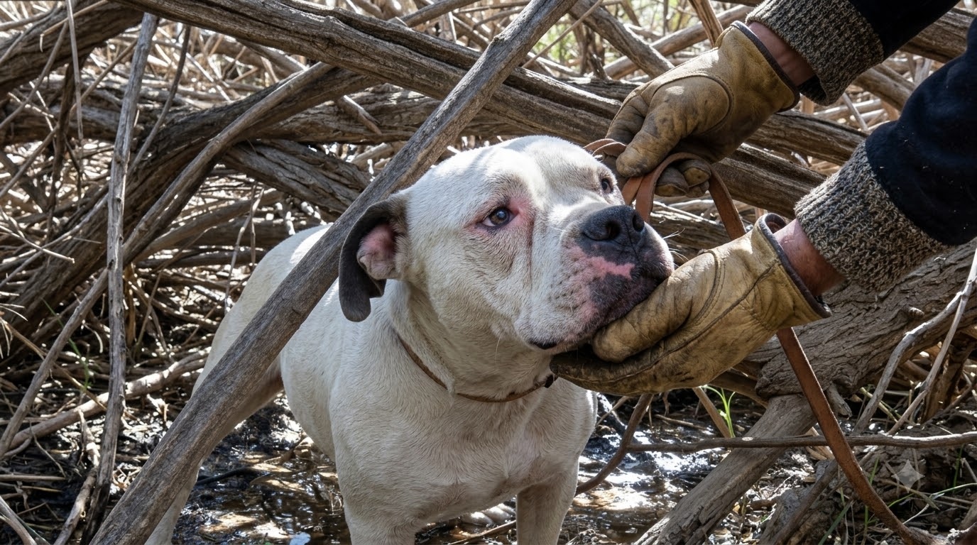 Tarzan Could Barely Crawl From the Brush, but His Tail Still Found a Reason to Move