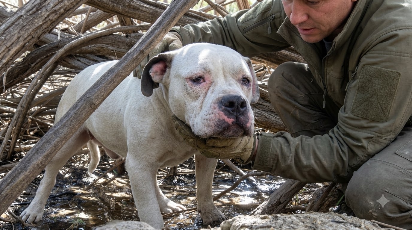Tarzan Could Barely Crawl From the Brush, but His Tail Still Found a Reason to Move