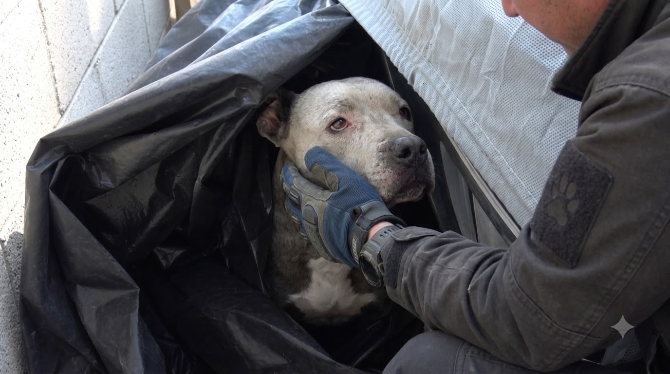 A Frightened Pit Bull’s Way Home Began With One Quiet Beep