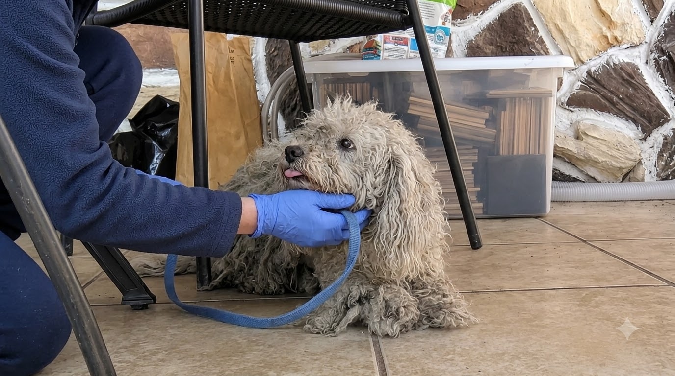 Kona Waited Months on a Porch Before Trusting One Gentle Touch