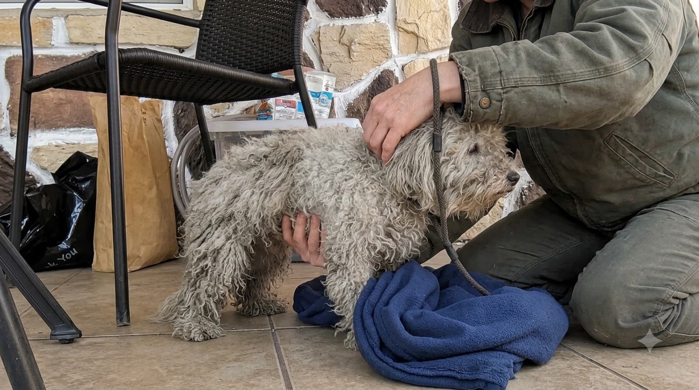 Kona Waited Months on a Porch Before Trusting One Gentle Touch