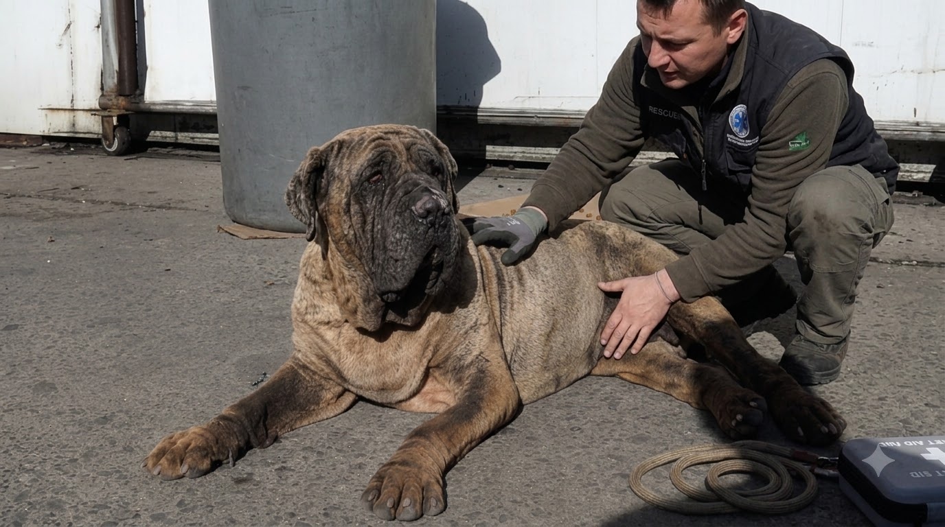 Wally Was Fading on Bare Concrete Until Someone Saw More Than an Old Dog
