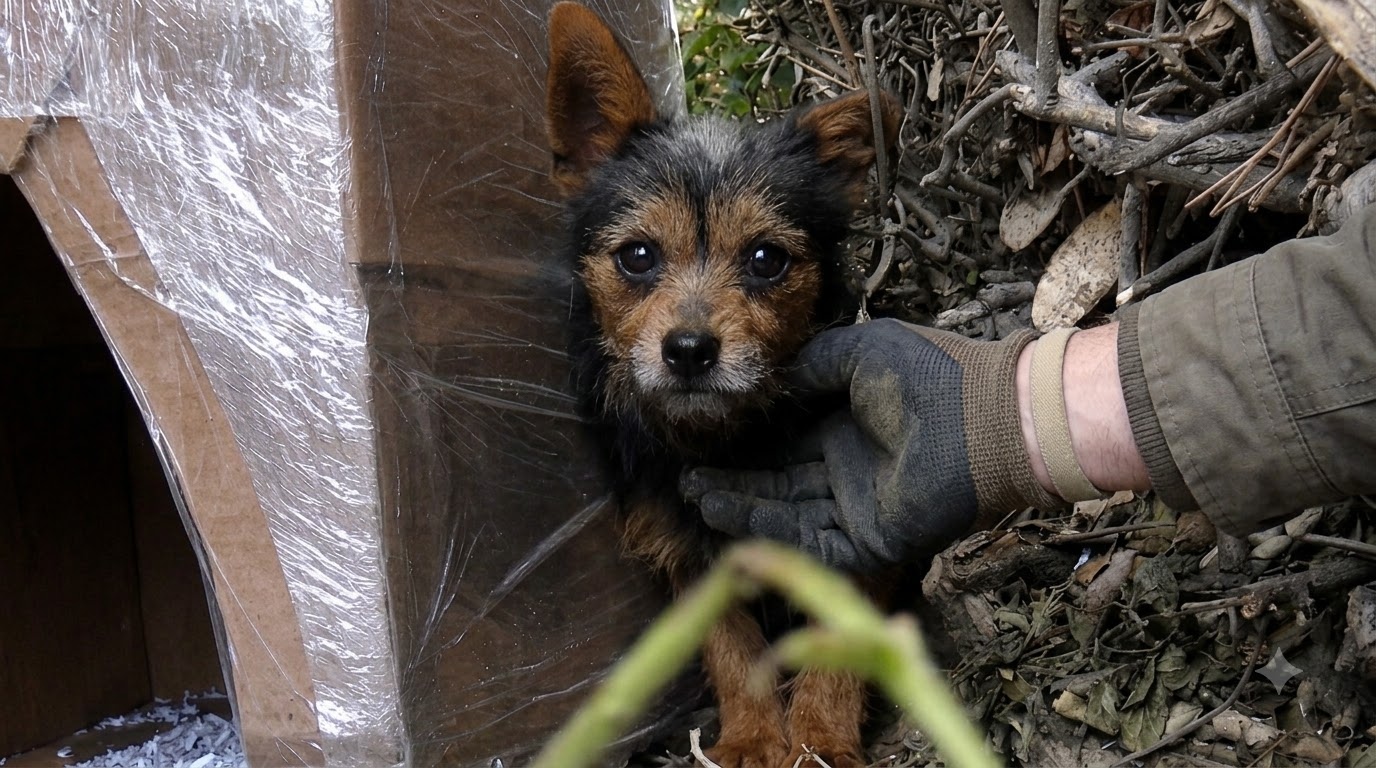 Three Months in a Recycling Yard Ended With Two Terriers Leaving Together