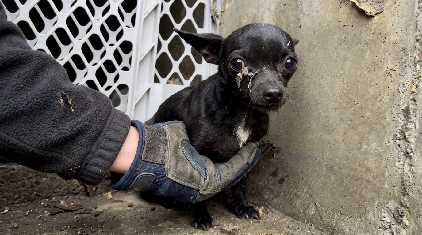 Beneath the Tangled Coat, a Frightened Stray Was Still Waiting to Be Seen