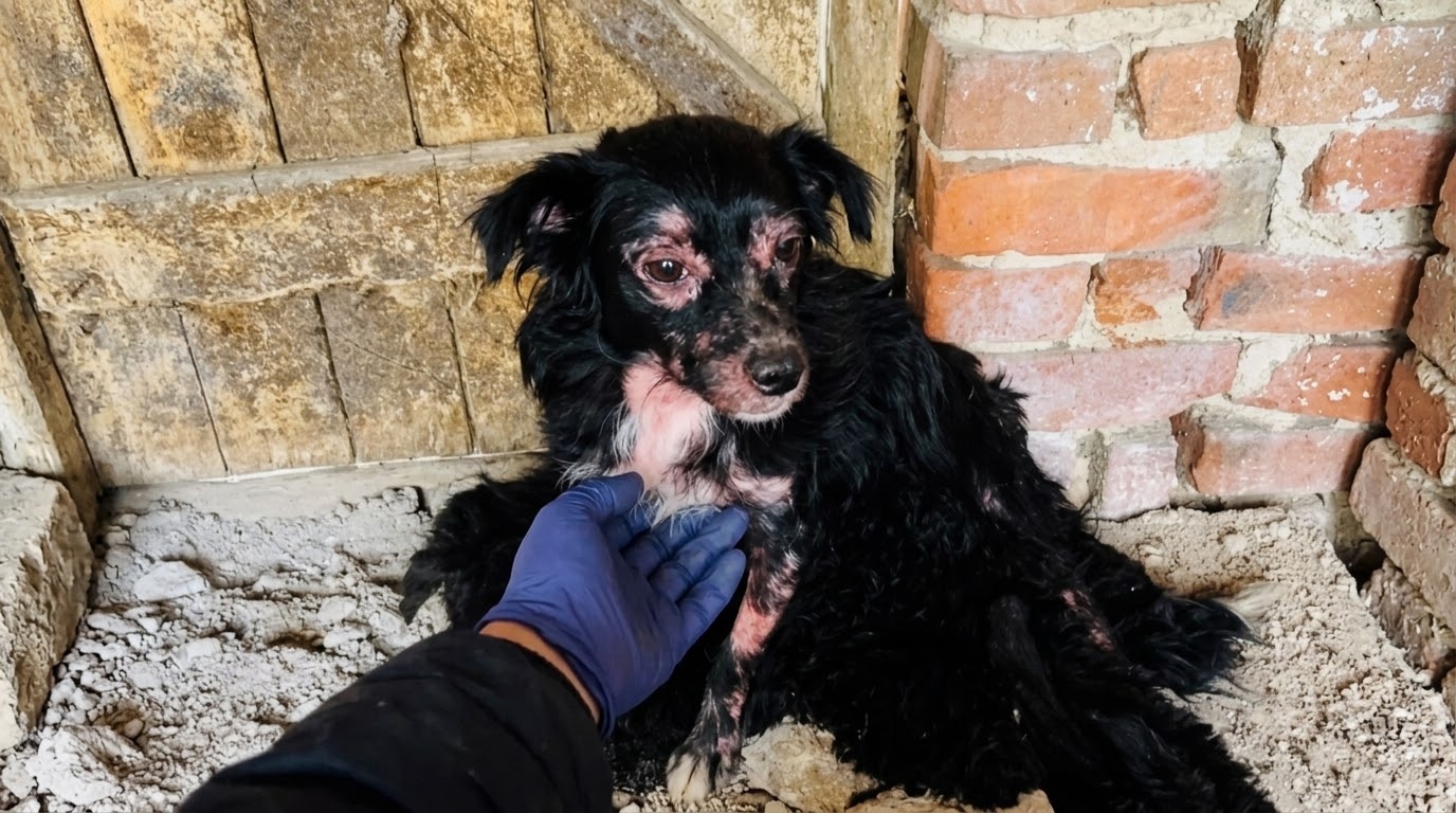 She Was Barely Strong Enough to Nurse, but Five Puppies Still Needed Her