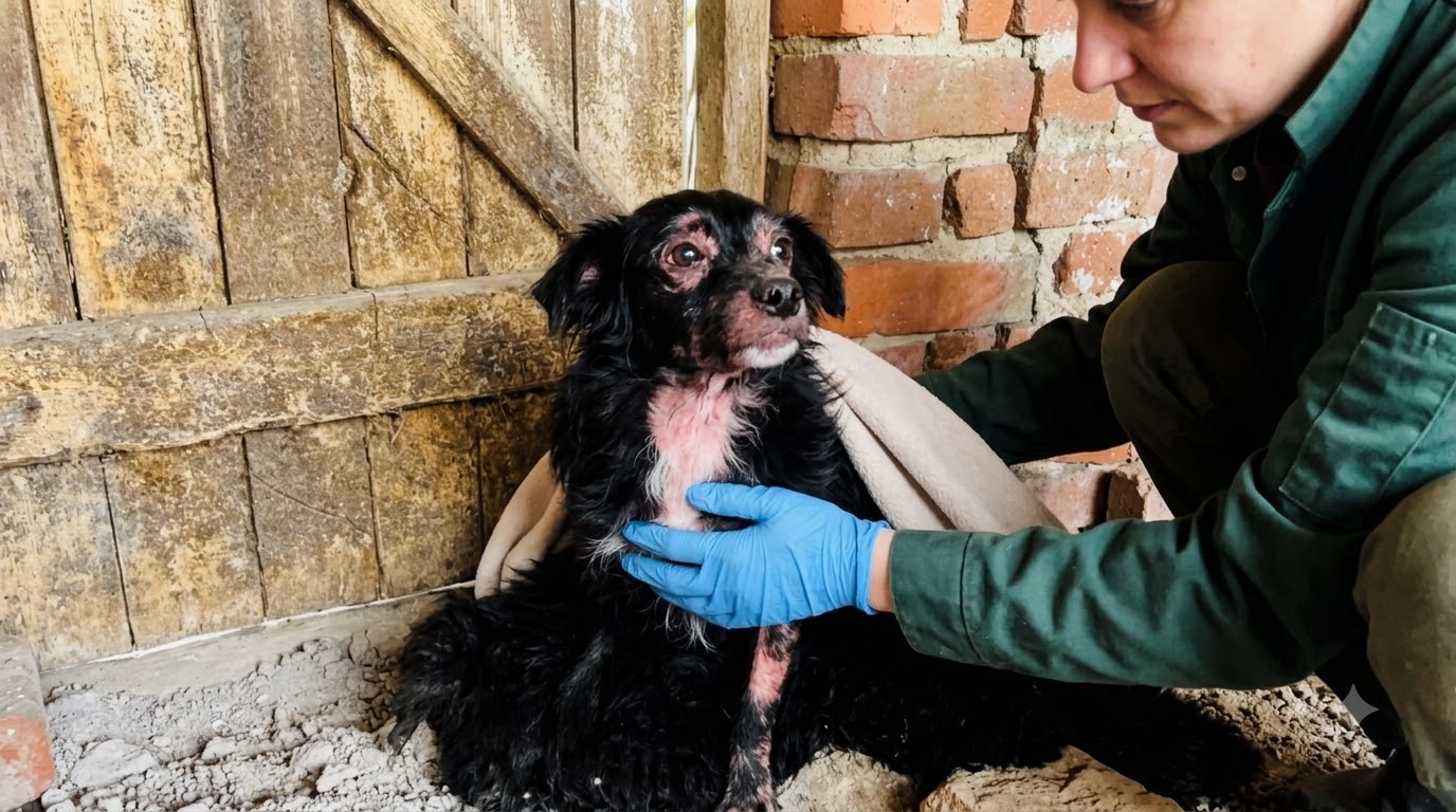 She Was Barely Strong Enough to Nurse, but Five Puppies Still Needed Her