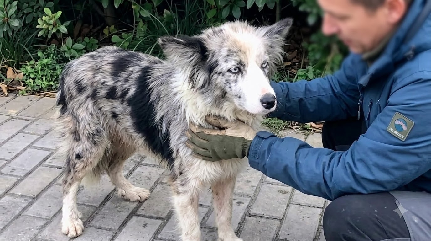 The Dog Beneath the Concrete Took One Careful Step Toward Safety