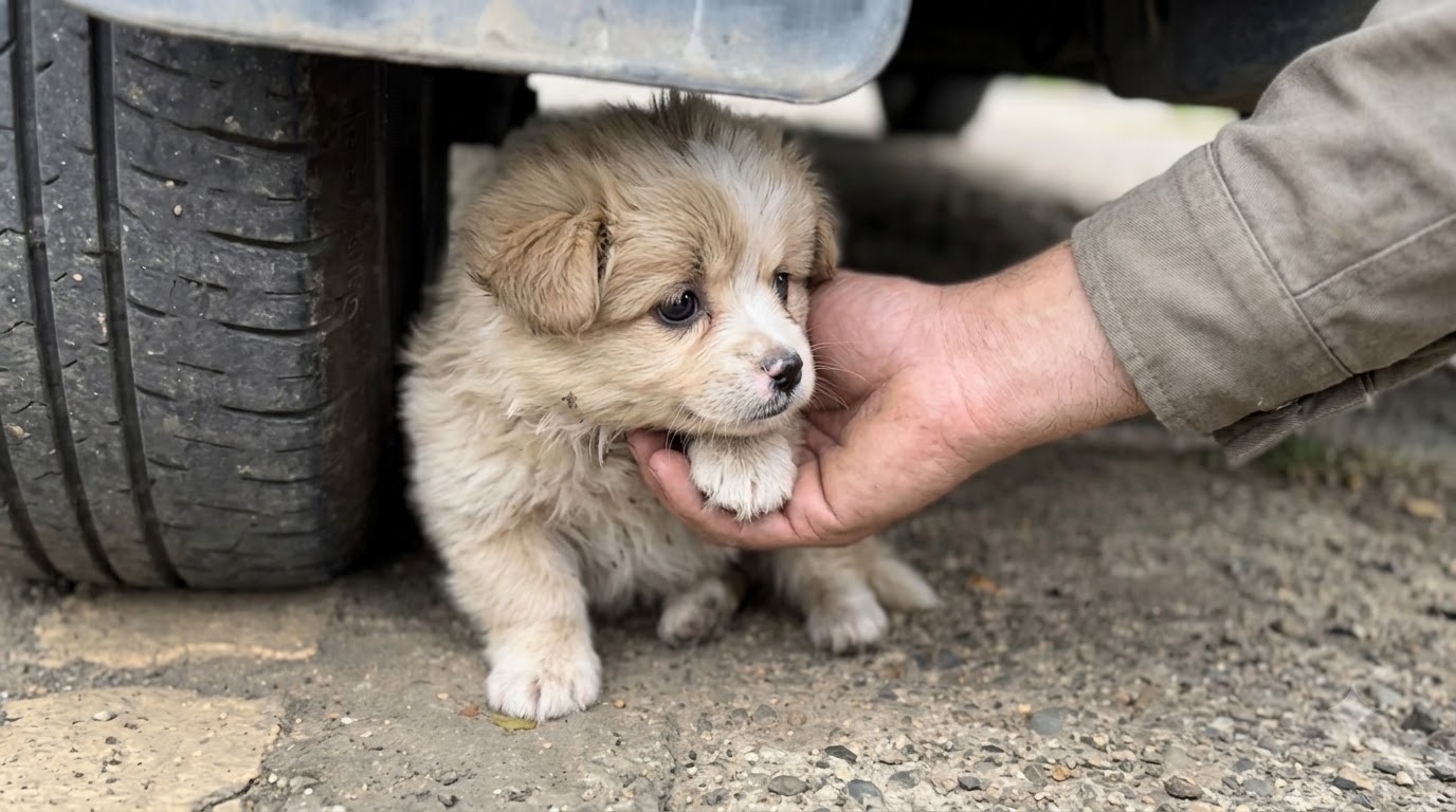 Latte Waited in the Same Place Until Someone Came Back for Her