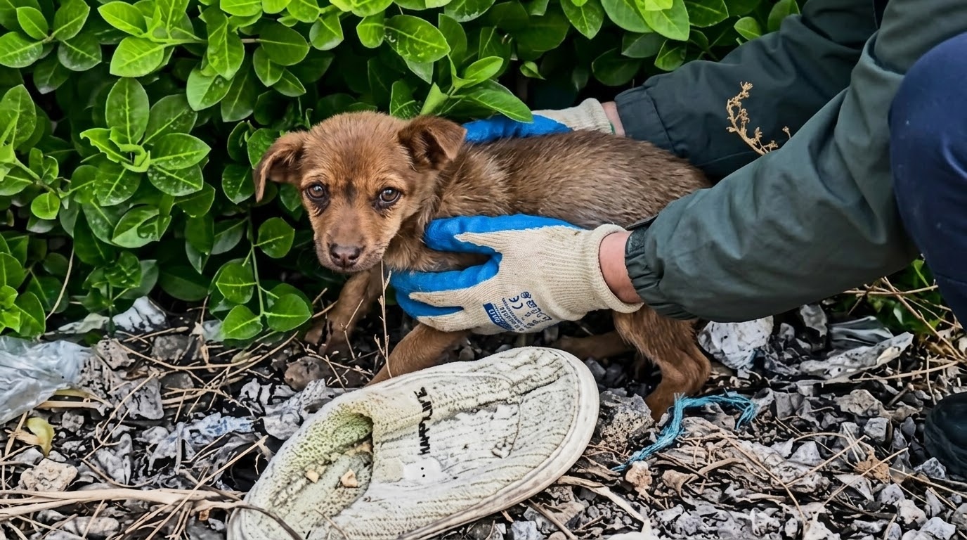 The Little Dog Who Followed Kindness All the Way Home